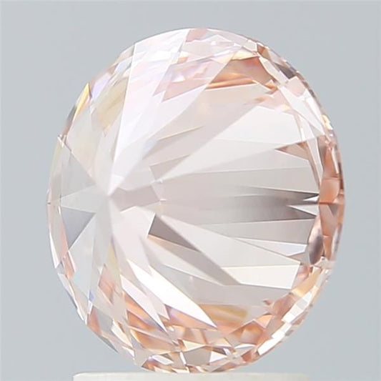 Lab-Grown ROUND Diamond - 2.63 Carat, Fancy Intense Pink Color, VVS2 Clarity | Sustainable Luxury, Dazzling Brilliance | IGI | Certified LG576360668