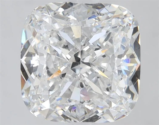 Lab-Grown Cushion Diamond - 3.02 Carats, E Color, VVS2 Clarity - Sustainable Luxury and Dazzling Brilliance-IGI·Certified