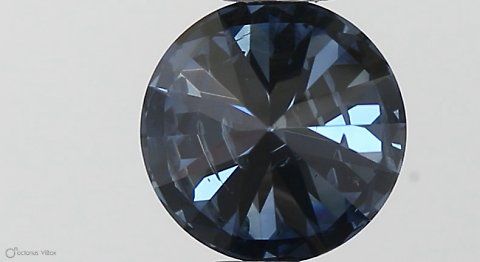 Lab-Grown ROUND Diamond - 0.57 Carat, Fancy Deep Blue Color, I1 Clarity | Sustainable Luxury, Dazzling Brilliance | IGI | Certified LG536200240