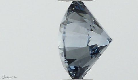 Lab-Grown ROUND Diamond - 0.43 Carat, Fancy Vivid Blue Color, SI2 Clarity | Sustainable Luxury, Dazzling Brilliance | IGI | Certified LG546229978