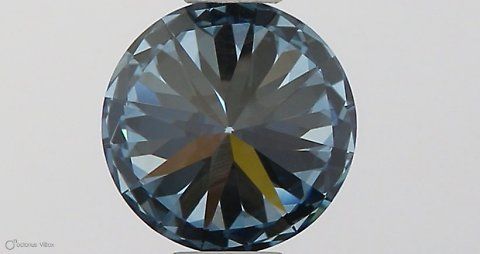 Lab-Grown ROUND Diamond - 0.55 Carat, Fancy Vivid Blue Color, IF Clarity | Sustainable Luxury, Dazzling Brilliance | IGI | Certified LG564379608