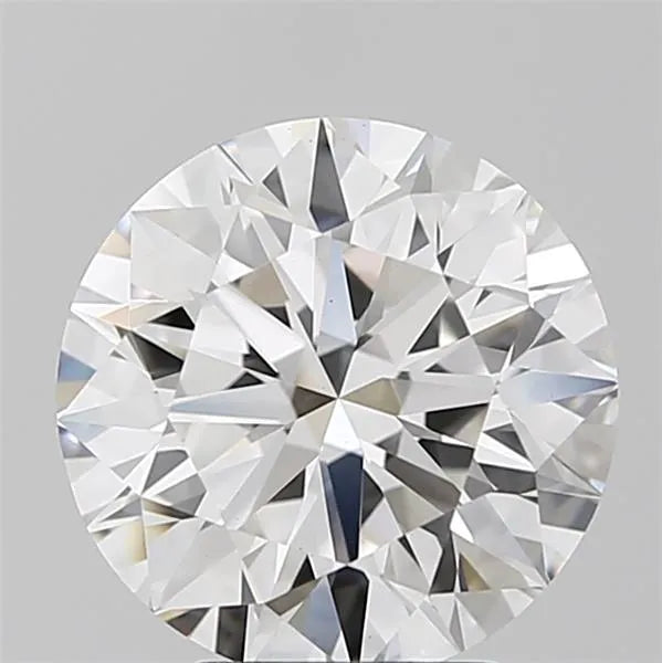 Lab-Grown Round Diamond - 3.59 Carats, F Color, VS1 Clarity - Sustainable Luxury and Dazzling Brilliance-IGI·Certified