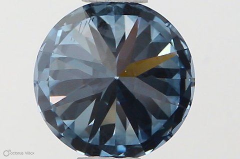 Lab-Grown ROUND Diamond - 0.61 Carat, Fancy Vivid Blue Color, VS2 Clarity | Sustainable Luxury, Dazzling Brilliance | IGI | Certified LG538290372