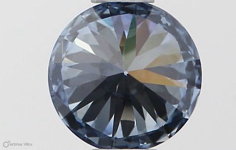 Lab-Grown ROUND Diamond - 0.5 Carat, Fancy Blue Color, VS1 Clarity | Sustainable Luxury, Dazzling Brilliance | IGI | Certified LG530289113