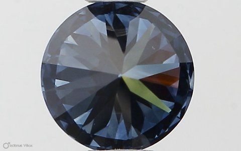 Lab-Grown ROUND Diamond - 0.53 Carat, Fancy Vivid Blue Color, VS1 Clarity | Sustainable Luxury, Dazzling Brilliance | IGI | Certified LG564379394