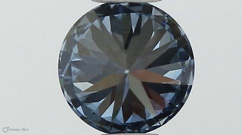 Lab-Grown ROUND Diamond - 0.4 Carat, Fancy Vivid Blue Color, VVS1 Clarity | Sustainable Luxury, Dazzling Brilliance | IGI | Certified LG564379131