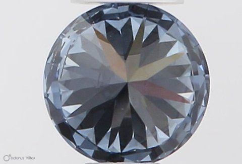 Lab-Grown ROUND Diamond - 0.33 Carat, Fancy Vivid Blue Color, SI1 Clarity | Sustainable Luxury, Dazzling Brilliance | IGI | Certified LG564379301