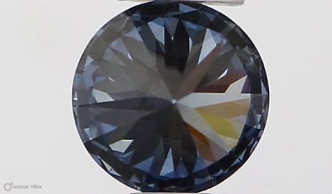 Lab-Grown ROUND Diamond - 0.32 Carat, Fancy Vivid Blue Color, SI1 Clarity | Sustainable Luxury, Dazzling Brilliance | IGI | Certified LG553257490