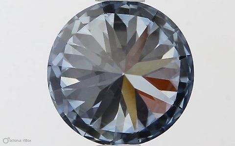 Lab-Grown ROUND Diamond - 1.06 Carat, Fancy Vivid Blue Color, IF Clarity | Sustainable Luxury, Dazzling Brilliance | IGI | Certified LG581331214