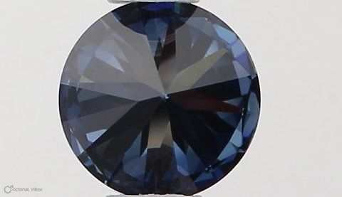 Lab-Grown ROUND Diamond - 0.36 Carat, Fancy Deep Blue Color, SI1 Clarity | Sustainable Luxury, Dazzling Brilliance | IGI | Certified LG546229981