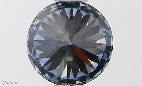 Lab-Grown ROUND Diamond - 0.71 Carat, Fancy Vivid Blue Color, VS2 Clarity | Sustainable Luxury, Dazzling Brilliance | IGI | Certified LG581331229