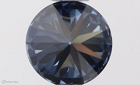 Lab-Grown ROUND Diamond - 0.52 Carat, Fancy Vivid Blue Color, SI1 Clarity | Sustainable Luxury, Dazzling Brilliance | IGI | Certified LG564379271