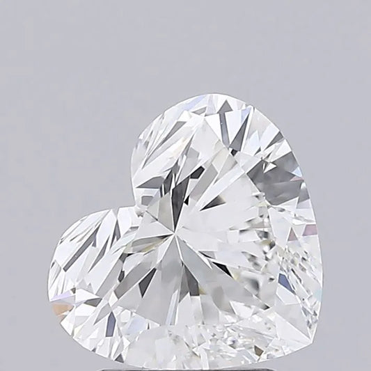 Lab-Grown Heart Diamond - 2.56 Carats, E Color, VVS2 Clarity - Sustainable Luxury and Dazzling Brilliance-IGI·Certified