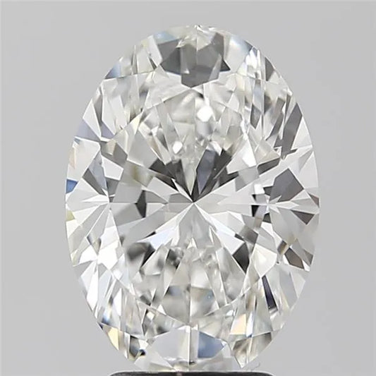 Lab-Grown Oval Diamond - 3.52 Carats, F Color, VVS2 Clarity - Sustainable Luxury and Dazzling Brilliance-IGI·Certified