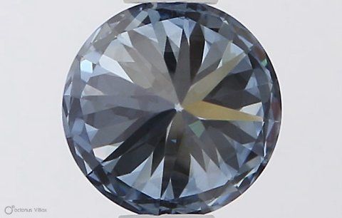 Lab-Grown ROUND Diamond - 0.5 Carat, Fancy Vivid Blue Color, VS1 Clarity | Sustainable Luxury, Dazzling Brilliance | IGI | Certified LG581331213