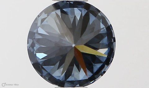 Lab-Grown ROUND Diamond - 0.62 Carat, Fancy Vivid Blue Color, VS1 Clarity | Sustainable Luxury, Dazzling Brilliance | IGI | Certified LG581331235