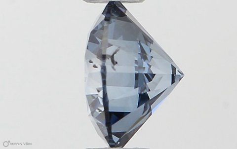 Lab-Grown ROUND Diamond - 0.53 Carat, Fancy Vivid Blue Color, SI2 Clarity | Sustainable Luxury, Dazzling Brilliance | IGI | Certified LG553257397