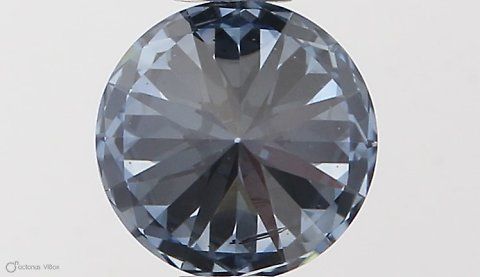 Lab-Grown ROUND Diamond - 0.56 Carat, Fancy Vivid Blue Color, SI2 Clarity | Sustainable Luxury, Dazzling Brilliance | IGI | Certified LG564379226