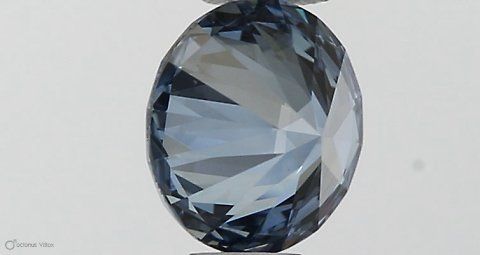 Lab-Grown ROUND Diamond - 0.45 Carat, Fancy Vivid Blue Color, VS1 Clarity | Sustainable Luxury, Dazzling Brilliance | IGI | Certified LG538290482