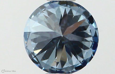 Lab-Grown ROUND Diamond - 0.7 Carat, Fancy Intense Blue Color, VVS1 Clarity | Sustainable Luxury, Dazzling Brilliance | IGI | Certified LG564379329