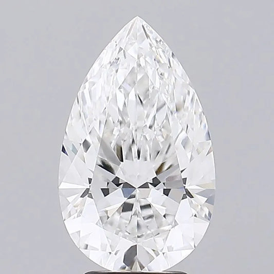 Lab-Grown Pear Diamond - 4.07 Carats, E Color, VVS1 Clarity - Sustainable Luxury and Dazzling Brilliance-GIA·Certified