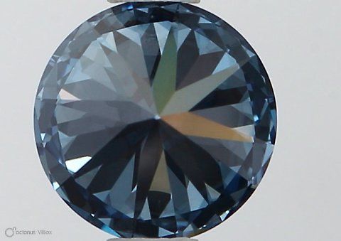 Lab-Grown ROUND Diamond - 0.75 Carat, Fancy Intense Blue Color, IF Clarity | Sustainable Luxury, Dazzling Brilliance | IGI | Certified LG530289111