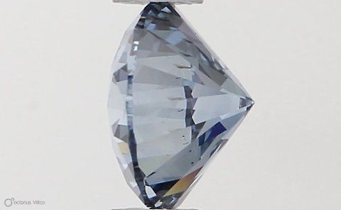 Lab-Grown ROUND Diamond - 0.51 Carat, Fancy Vivid Blue Color, SI2 Clarity | Sustainable Luxury, Dazzling Brilliance | IGI | Certified LG564379465