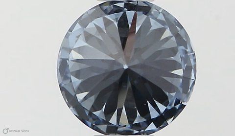 Lab-Grown ROUND Diamond - 0.5 Carat, Fancy Vivid Blue Color, VS1 Clarity | Sustainable Luxury, Dazzling Brilliance | IGI | Certified LG564379617