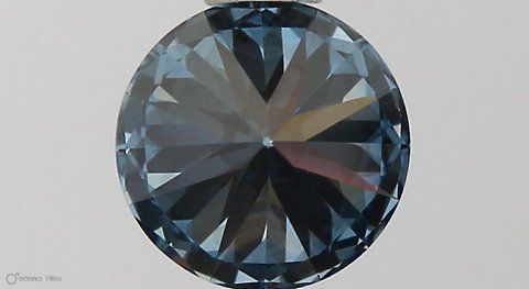 Lab-Grown ROUND Diamond - 0.56 Carat, Fancy Vivid Blue Color, IF Clarity | Sustainable Luxury, Dazzling Brilliance | IGI | Certified LG581331089