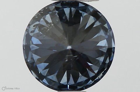 Lab-Grown ROUND Diamond - 0.73 Carat, Fancy Vivid Blue Color, SI2 Clarity | Sustainable Luxury, Dazzling Brilliance | IGI | Certified LG564379565