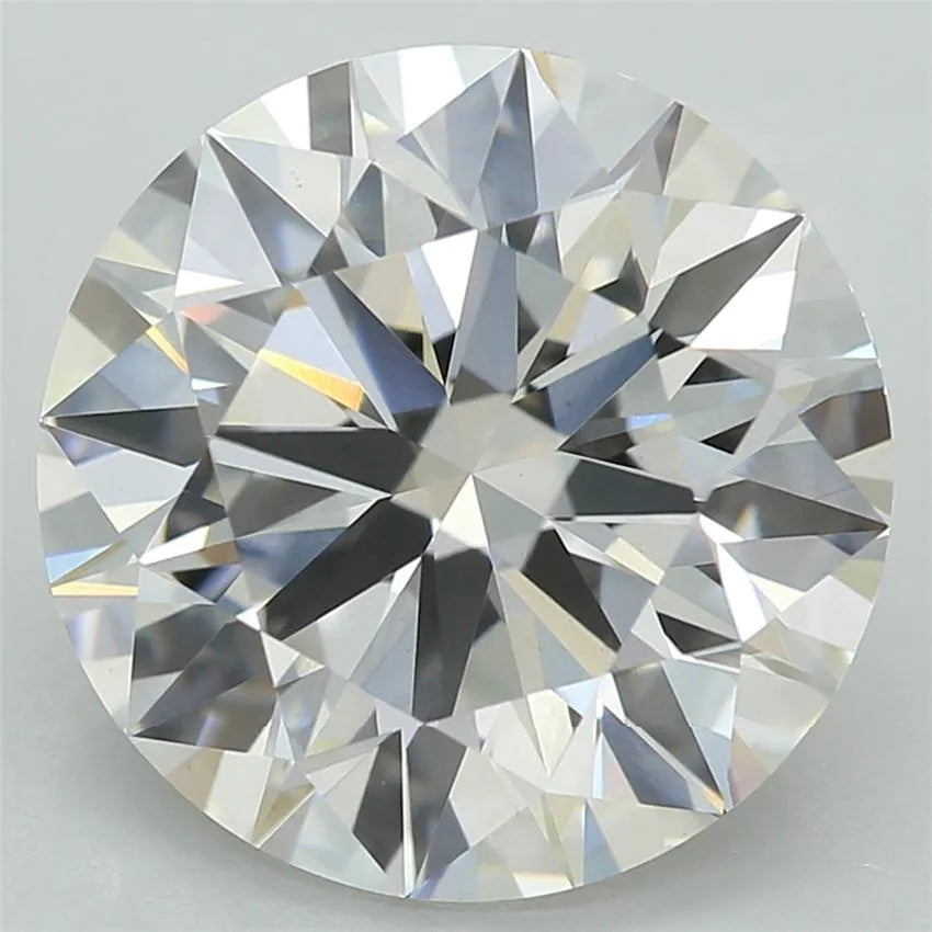 Lab-Grown Round Diamond - 3.01 Carats, F Color, VVS2 Clarity - Sustainable Luxury and Dazzling Brilliance-IGI·Certified