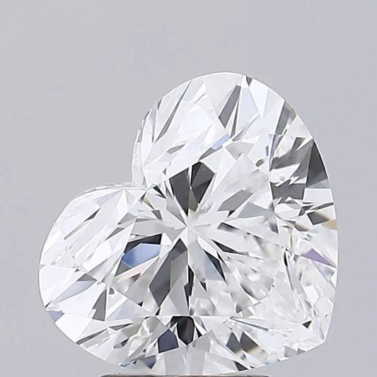 Lab-Grown Heart Diamond - 3.57 Carats, E Color, VVS2 Clarity - Sustainable Luxury and Dazzling Brilliance-GIA·Certified