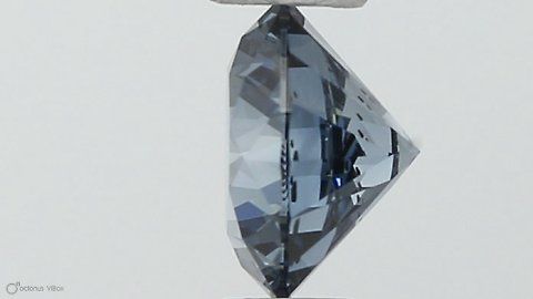 Lab-Grown ROUND Diamond - 0.42 Carat, Fancy Vivid Blue Color, SI1 Clarity | Sustainable Luxury, Dazzling Brilliance | IGI | Certified LG546229916