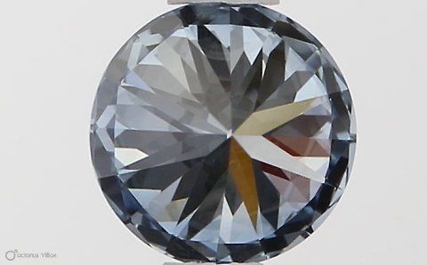 Lab-Grown ROUND Diamond - 0.57 Carat, Fancy Vivid Blue Color, IF Clarity | Sustainable Luxury, Dazzling Brilliance | IGI | Certified LG581331172