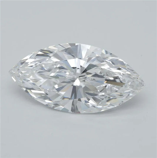 Lab-Grown Marquise Diamond - 6.79 Carats, E Color, VVS2 Clarity - Sustainable Luxury and Dazzling Brilliance-IGI·Certified