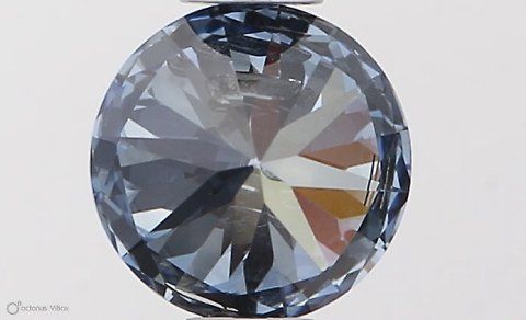 Lab-Grown ROUND Diamond - 0.51 Carat, Fancy Vivid Blue Color, I1 Clarity | Sustainable Luxury, Dazzling Brilliance | IGI | Certified LG546230088