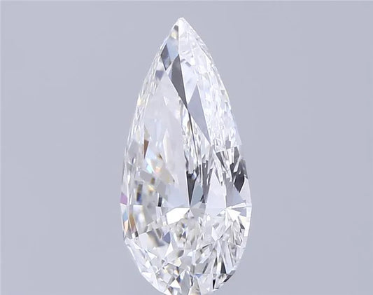 Lab-Grown Pear Diamond - 4.09 Carats, F Color, VS1 Clarity - Sustainable Luxury and Dazzling Brilliance-IGI·Certified