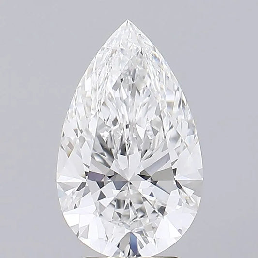 Lab-Grown Pear Diamond - 4.04 Carats, E Color, VVS1 Clarity - Sustainable Luxury and Dazzling Brilliance-GIA·Certified