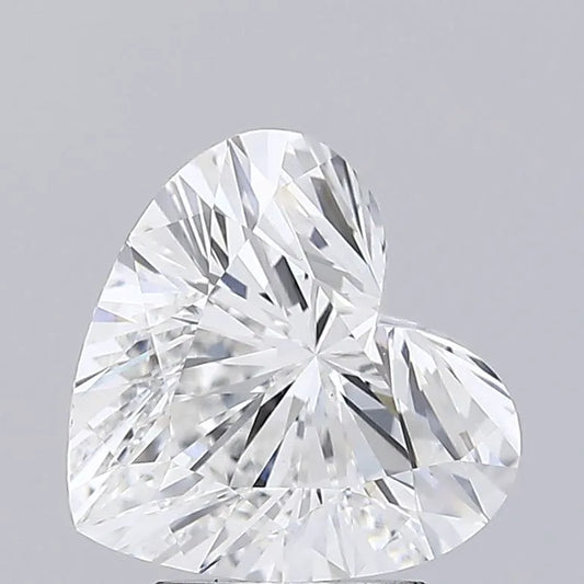 Lab-Grown Heart Diamond - 2.57 Carats, E Color, VVS2 Clarity - Sustainable Luxury and Dazzling Brilliance-IGI·Certified