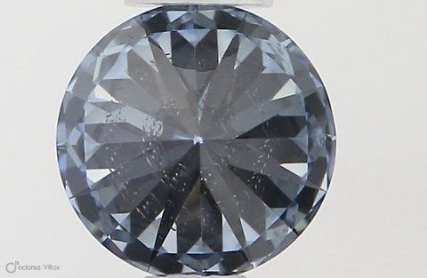 Lab-Grown ROUND Diamond - 0.71 Carat, Fancy Vivid Blue Color, SI2 Clarity | Sustainable Luxury, Dazzling Brilliance | IGI | Certified LG564379494