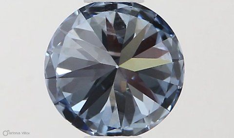 Lab-Grown ROUND Diamond - 0.5 Carat, Fancy Vivid Blue Color, SI1 Clarity | Sustainable Luxury, Dazzling Brilliance | IGI | Certified LG581331279