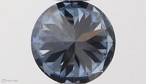 Lab-Grown ROUND Diamond - 0.51 Carat, Fancy Vivid Blue Color, VVS1 Clarity | Sustainable Luxury, Dazzling Brilliance | IGI | Certified LG538290369