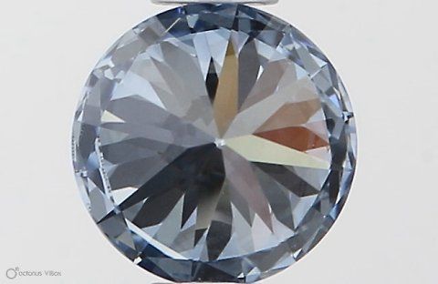 Lab-Grown ROUND Diamond - 0.5 Carat, Fancy Intense Blue Color, VVS2 Clarity | Sustainable Luxury, Dazzling Brilliance | IGI | Certified LG553257432