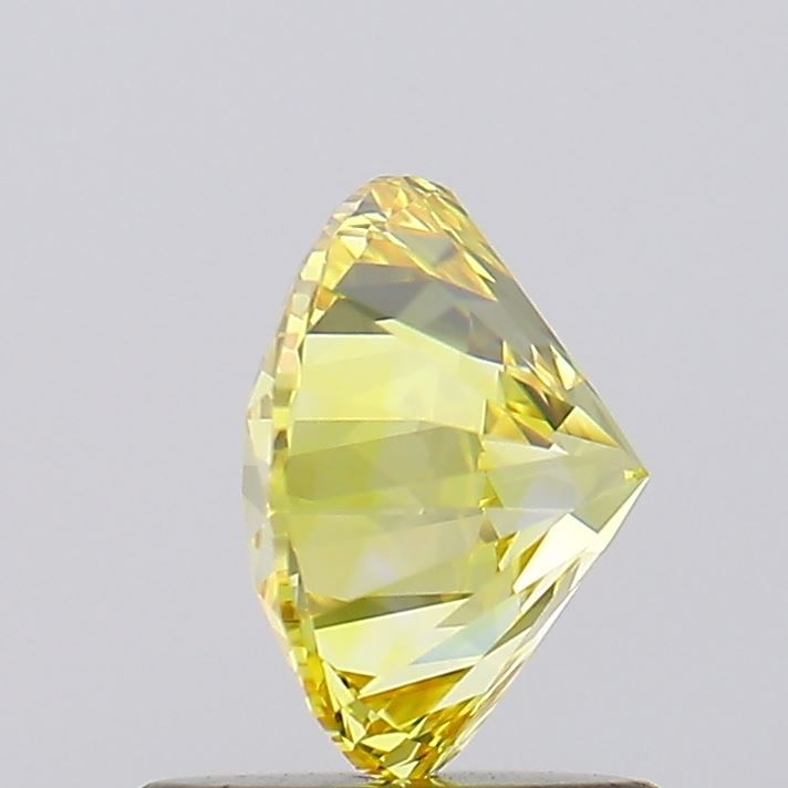 Lab-Grown ROUND Diamond - 1.17 Carat, Fancy Vivid Yellow Color, VVS2 Clarity | Sustainable Luxury, Dazzling Brilliance | IGI | Certified LG628475909