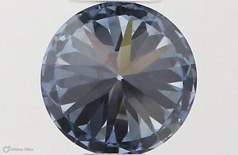 Lab-Grown ROUND Diamond - 0.51 Carat, Fancy Vivid Blue Color, VVS1 Clarity | Sustainable Luxury, Dazzling Brilliance | IGI | Certified LG553257436