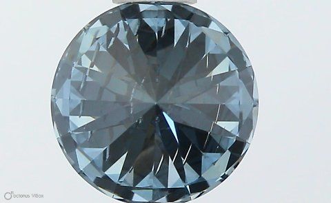 Lab-Grown ROUND Diamond - 0.9 Carat, Fancy Intense Blue Color, SI2 Clarity | Sustainable Luxury, Dazzling Brilliance | IGI | Certified LG564379376