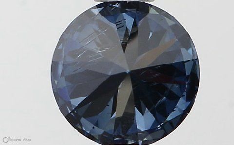 Lab-Grown ROUND Diamond - 0.54 Carat, Fancy Vivid Blue Color, SI2 Clarity | Sustainable Luxury, Dazzling Brilliance | IGI | Certified LG546230020