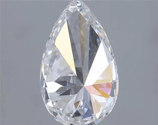 Lab-Grown Pear Diamond - 1.01 Carats, E Color, VVS2 Clarity - Sustainable Luxury and Dazzling Brilliance-IGI·Certified