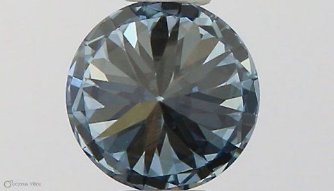 Lab-Grown ROUND Diamond - 0.4 Carat, Fancy Intense Blue Color, VVS1 Clarity | Sustainable Luxury, Dazzling Brilliance | IGI | Certified LG564379558