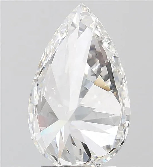 Lab-Grown Pear Diamond - 3 Carats, F Color, VVS2 Clarity - Sustainable Luxury and Dazzling Brilliance-IGI·Certified